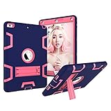 PPSHA New iPad 2017 9.7 Case, [Heavy Duty] High Impact Hybrid Drop Proof Armour Defensive Protection Case Built With Stand for Apple All-New iPad 9.7