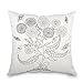 JES&MEDIS DIY Coloring Graffiti Pillowcase Home Decorations Craft Kit Pillow Cover Square 18