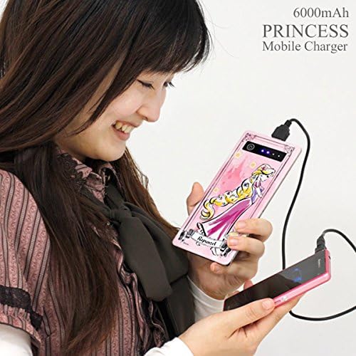 Amazon Co Jp ディズニー プリンセス モバイルバッテリー 大容量 薄型 軽量 Iphone スマホ 充電器 6000mah ラプンツェル 家電 カメラ