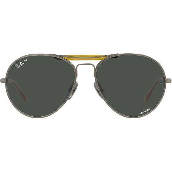 Amazon.com: Ray-Ban Unisex Rb8063 Titanium Aviator Sunglasses
