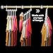 Wonder Hanger Max New & Improved, Pack of 10-3x The Closet Space for Easy, Effortless, Wrinkle-Free Clothes, Comes Fully Assembled, White
