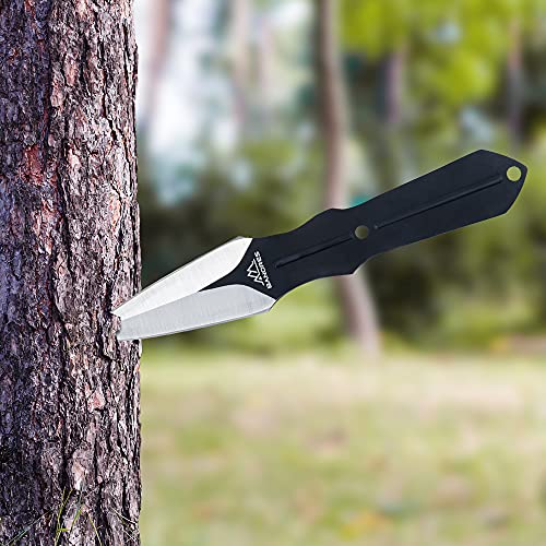 BANORES Hawkeye Throwing Axes Throwing Knives Set with 10 inch Full