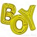 Baby Shower BOY Balloons, 40 Inch Gold Jumbo Helium Foil Mylar Balloons Bouquet (Premium Quality), Its a Party Supply Wall Banner