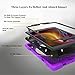 iPad 6th Generation Case with Stand | TSQ 9.7 Inch iPad Case 2017 2018 Hybrid Heavy Duty Protection | Rugged Shockproof Bumper with Hand Strap Shoulder Strap for iPad 5th Gen Case for Kids | Purple