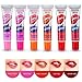 Evermarket 6 Colors Peel Off Mask Waterproof Long Lasting Liquid Lip Gloss (6 colors)