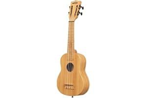 Kala Brand Music Co. Bamboo Collection, 4-String Ukulele, Right, Natural, Soprano (KA-BMB-S)