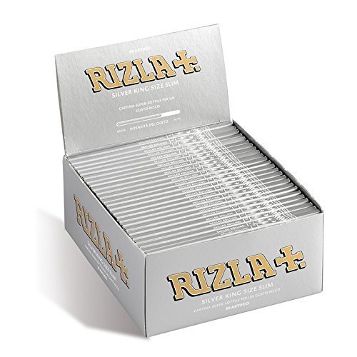 Rizla3 x King Size Silver Slim Pack Of 10