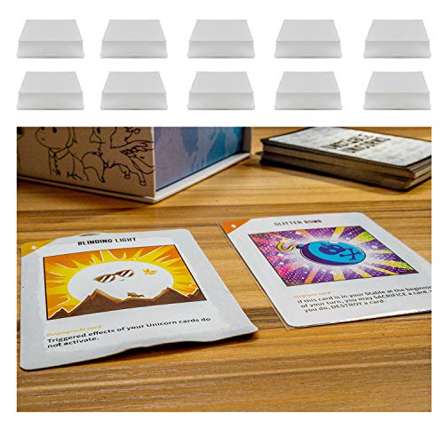 DeElf 1000 Clear Card Sleeves 66mm x 91mm Pokemon Card, MTG Card, Exploding Kittens, Cards Against Humanity, Bad People Unstable Unicorn
