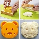 QTMY Little Bear Shape Sandwich Bread Cake Mold Maker DIY Mold Cutter Craft