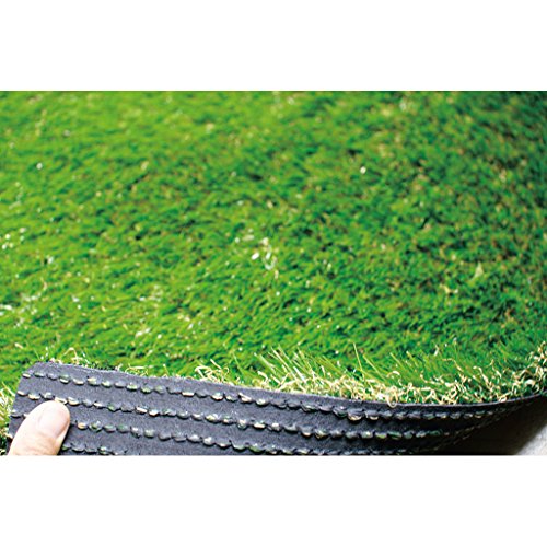 Time Concept Lifelike Faux Grass Indoor/Outdoor Door Mat - Round