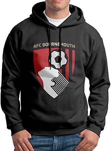 Bournemouth Pullover Hooded Men Black Sweatshirt Hoodie