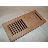 Air Diffuser Vent Register Wall Or Floor Unfinished Oak 2x14 With