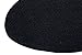 Cotton Flat Shoe Insert for Sandals & Sockless Shoes, Comfortable Shoe Insoles with Sweat-Absorbent Natural Fiber & Non-Slip Silicone Grip, Narrow-Cut Shoe Inserts for Women, Black, Size 38 - SoxsolS