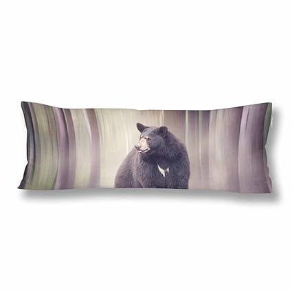 Amazon Com Interestprint Body Pillow Covers Pillowcase Black Bear