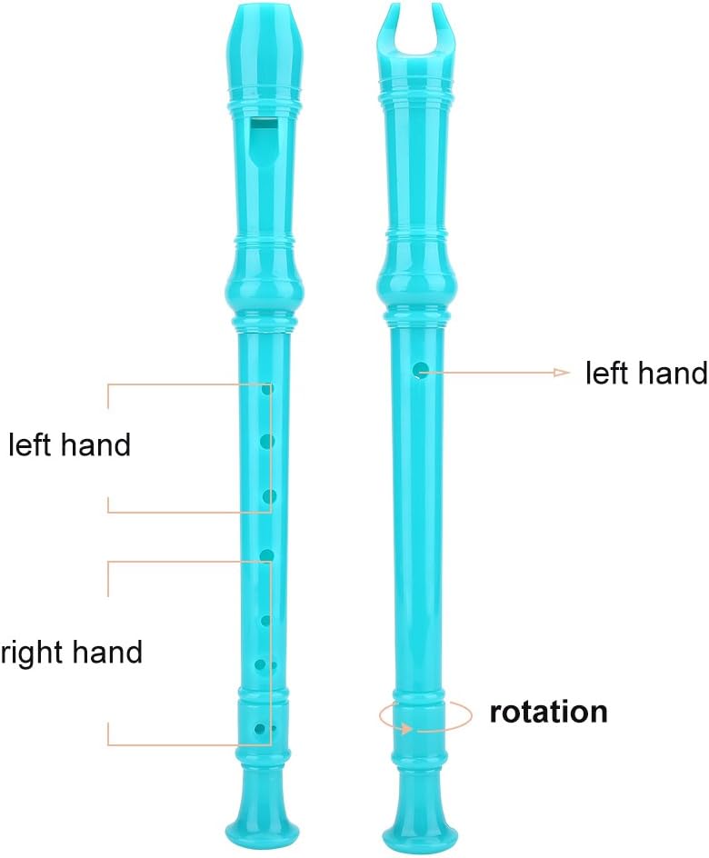 Descant Recorder Instrument, 8 Holes High Pitch Soprano Recorder Flute