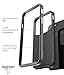 Vena VN1800 iPhone 8 Plus, 7 Plus Case, [Harmony] Wave Texture [Hybrid Clear Back Panel][Corner Guard Drop Proof] Slim Fit Cover, Jet Black