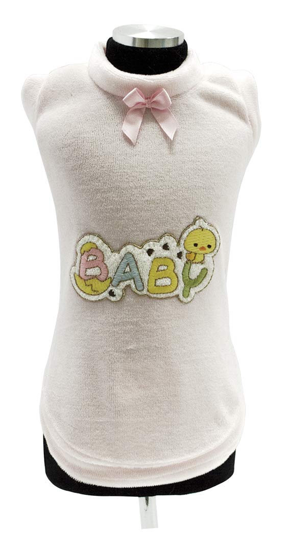 Trilly Tutti Brilli Kilian Chenille T-Shirt with Thermal Application, X-Large, Pink