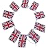 10 Meter Wales & Union Jack Wimpelkette - Dreieckige Flaggen Für