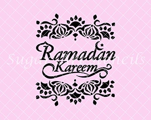 Ramadan Eid Mubarak Cake stencil SL20149