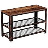 Rolanstar Shoe Bench, 3-Tier Shoe Rack