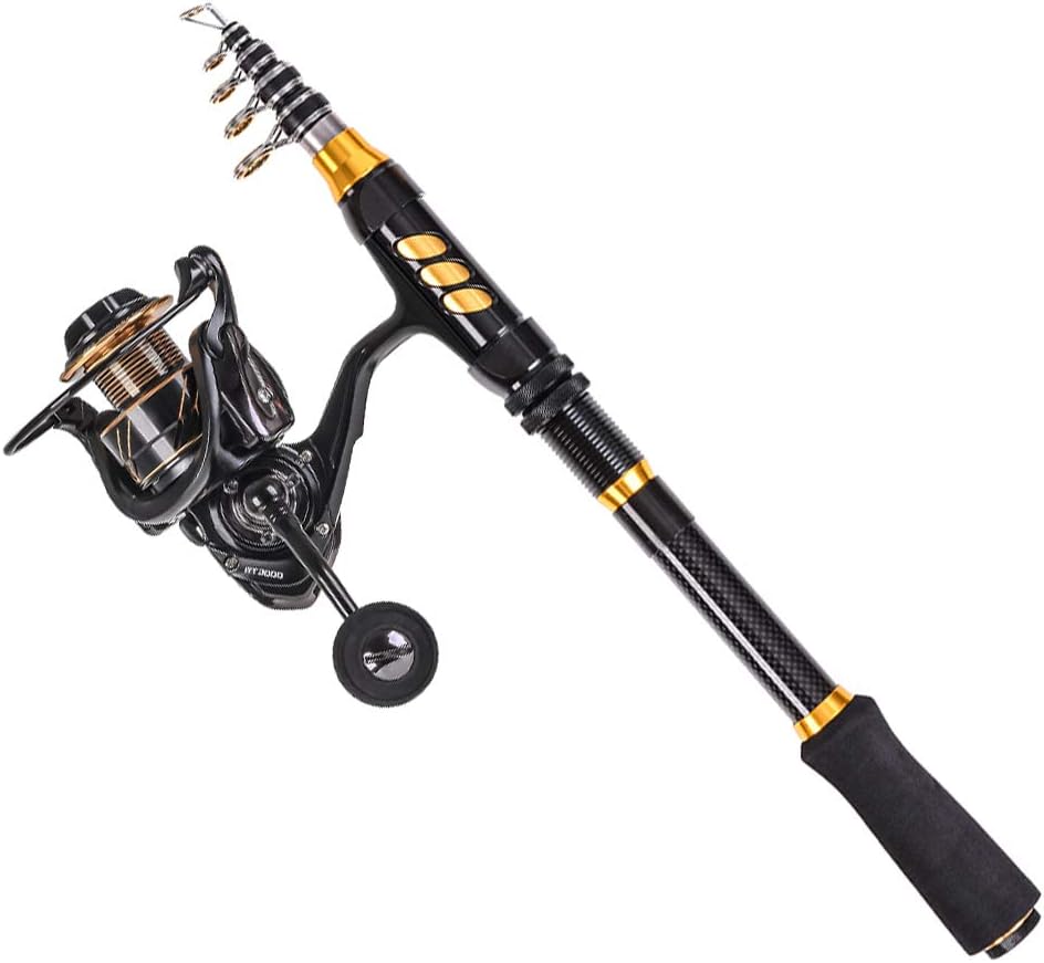 Lixada telescopic fishing rod and reel Clearance