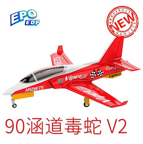 HSD Hobby 90mm Viper V2 Radio Control rc Jet EDF Airplane Toy Model Hobby PNP 6s PNP 2 no Brake