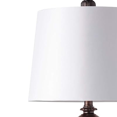 Buy Oneach Traditional Table Lamps Set Of 2 For Living Room Bedside Nightstand Lamp For Bedroom 24 5 Inch Accent Lamp With Resin Base White Fabric Lampshade Online In Kazakhstan B07tp6rbgc