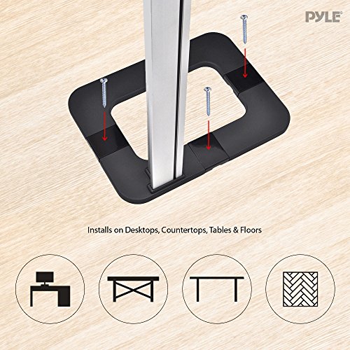 Pyle PSPADLK38 Anti-Theft iPad/Tablet Kiosk Public Display Floor Stand (Works with iPad Generations 2, 3, 4, iPad Air, iPad Air 2)