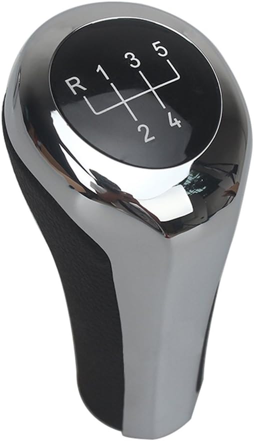 MZORANGE Black Silver Manual 5 Speed MT Gear Shifter Lever Shift Stick Knob for BMW E30 E32 E36 E46 E39 E34 Z3