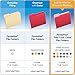 Pendaflex Two-Tone Color File Folders, Letter Size, 1/3 Cut, Teal, 100 Per box (152 1/3 TEA)