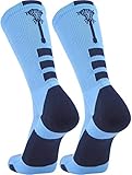 TCK Sports Elite Lacrosse Logo Performance Crew Socks