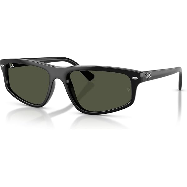 Amazon.com: Ray-Ban RB4181 601/87 57MM Black/Dark Grey Square