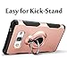eSamcore Galaxy Grand Prime Case, Galaxy J2 Prime Case, Protective Rugged Case Cover with Ring Holder Kickstand [Car Mount Available] for Samsung Galaxy Grand Prime G530 / J2 Prime [Rose Gold]
