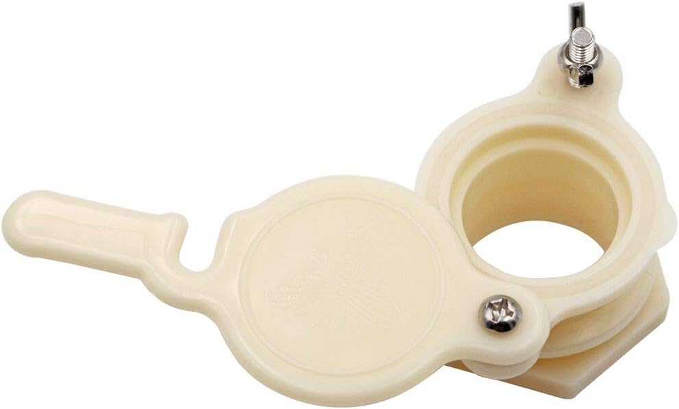 MOGOULUA 4pcs Honey Tap Gate Valve Food Grade Honey Extractor Valve Plastic Honey Gate Valve Honey Filling Gate for Honey Barrel Honey Bucket Honey Jar Beekeeping Bottling Tool Beekeeper Equipment - Image 5