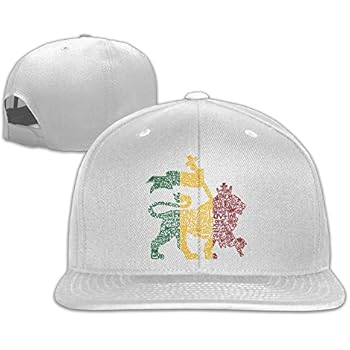 Yishuo Men One Love Lion Tee Casual Style Football White Caps Adjustable Snapback