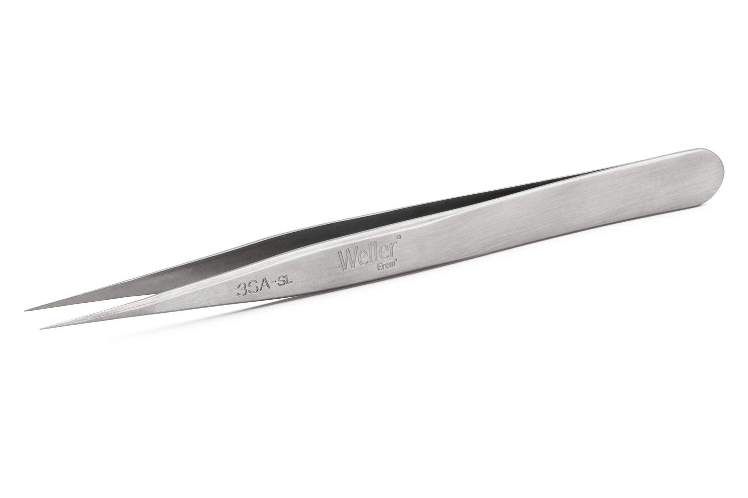 Weller Erem 3SASL Precision Tweezers with Fine Tips for Working in Microelectronics, 120 mm