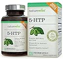 NatureWise 5-HTP 100 mg - Supports Appetite Suppression, Mood, Stress, and Sleep, 120 Vegetarian Capsules
