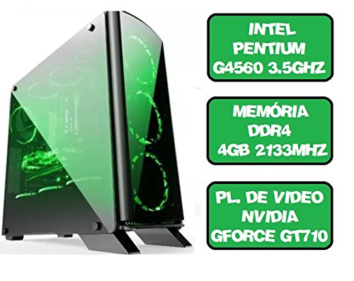 Computador Gamer Pentium G4560 Quad 3.5 Ghz HDMI 4Gb Nvidia Gforce GT710