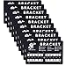 10 Packs Dental Orthodontic Brackets Brace Mini Roth 022 Slot 3-4-5 Hooks Metal