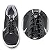 No Tie Shoelaces - Elastic and Reflective Laces with Lock for Athletes, Adults and Kids - Replacement Shoe Strings for Running, Tennis and Golf (Black)