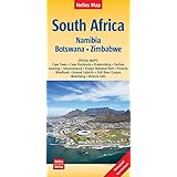 South Africa, Namibia, Bostwana, Zimbabwe Nelles Map 1:2.5M WP (English, French and German Edition)