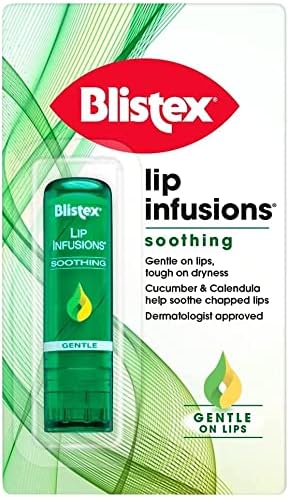 Blistex Lip Infusions Restore 2 Pack Coconut Oil Beeswax Soothes Dry Chapped