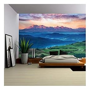 Summer Mountain Landscape in Slovakia - Removable Wall Mural | Self-Adhesive Large Wallpaper - 66x96 inches