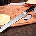 A Cut Above Cutlery Bread Knife, Serrated Knife Slices French Bread, Artisan Bread, Sandwich Bread, Bagels, Cakes, Safe and Comfortable Slip Resistant Handle Can Not Come Loose, Stainless Steel Blade