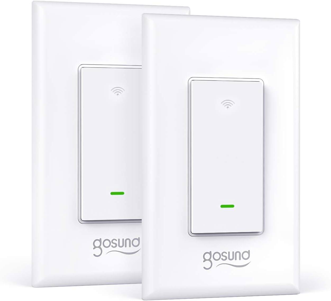Smart Light Switch Gosund 2 4ghz Wifi Switch Works With Alexa Google Home Remote Control And Schedule Neutral Wire Required Single Pole No Hub
