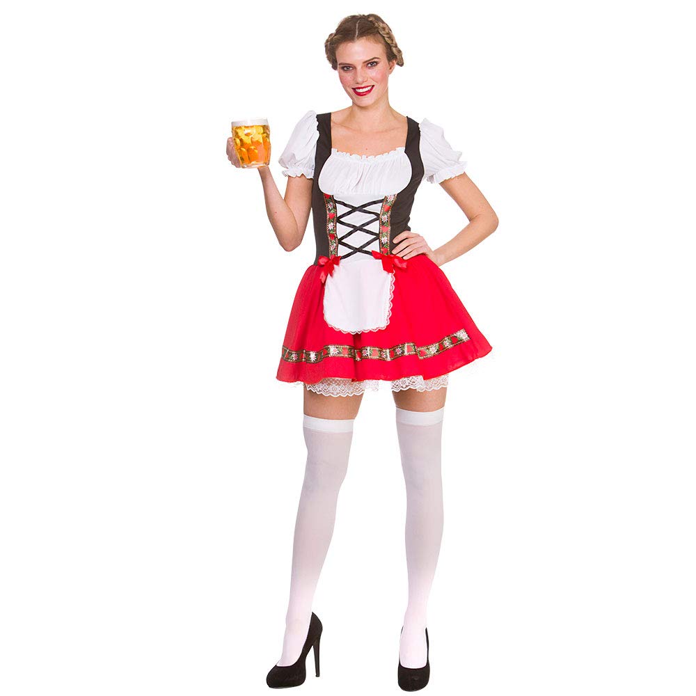Wicked Costumes Adult Oktoberfest Beer Girl Fancy Dress Costume - Large (UK 18-20)