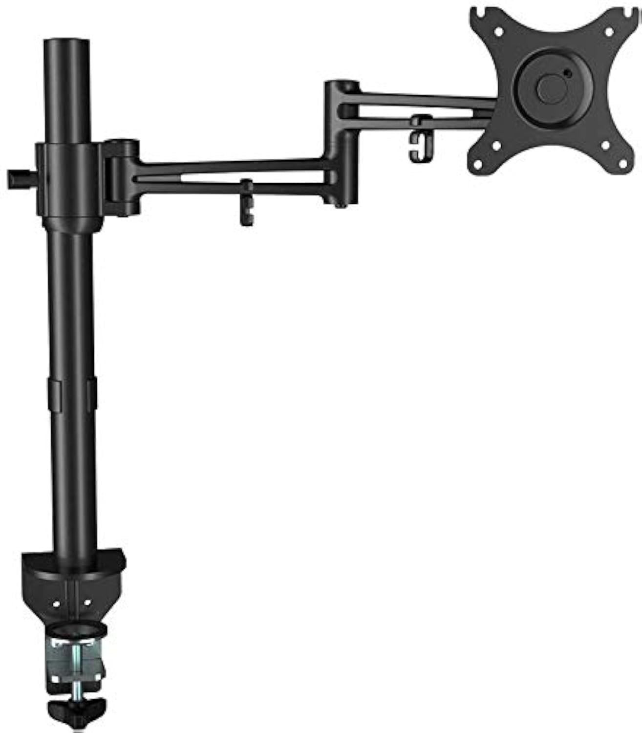 ThingyClub® Adjustable Aluminium Universal Full Motion Desk Mount Arm Stand Bracket (SINGLE MONITOR ARM)