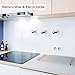 6pcs Suction Cup Holder Shower Bathroom Hooks, Vacuum Heavy Duty the Hook Hangers for Windows Smooth Non Porous Surfaces Glass Kitchen, Amzcooker