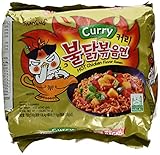 Samyang Hot chicken Curry flavor ramen Halah 4.93 oz (140g) x5