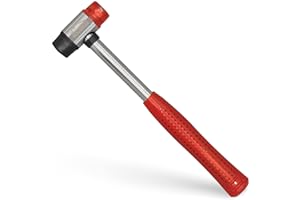 HOUSERAN Rubber Mallet, Small Rubber Mallet, Small Hammer, Nylon Hammer, Rubber Mallet Hammer for Vinyl Flooring, Tile, Crafts, Jewelry Making